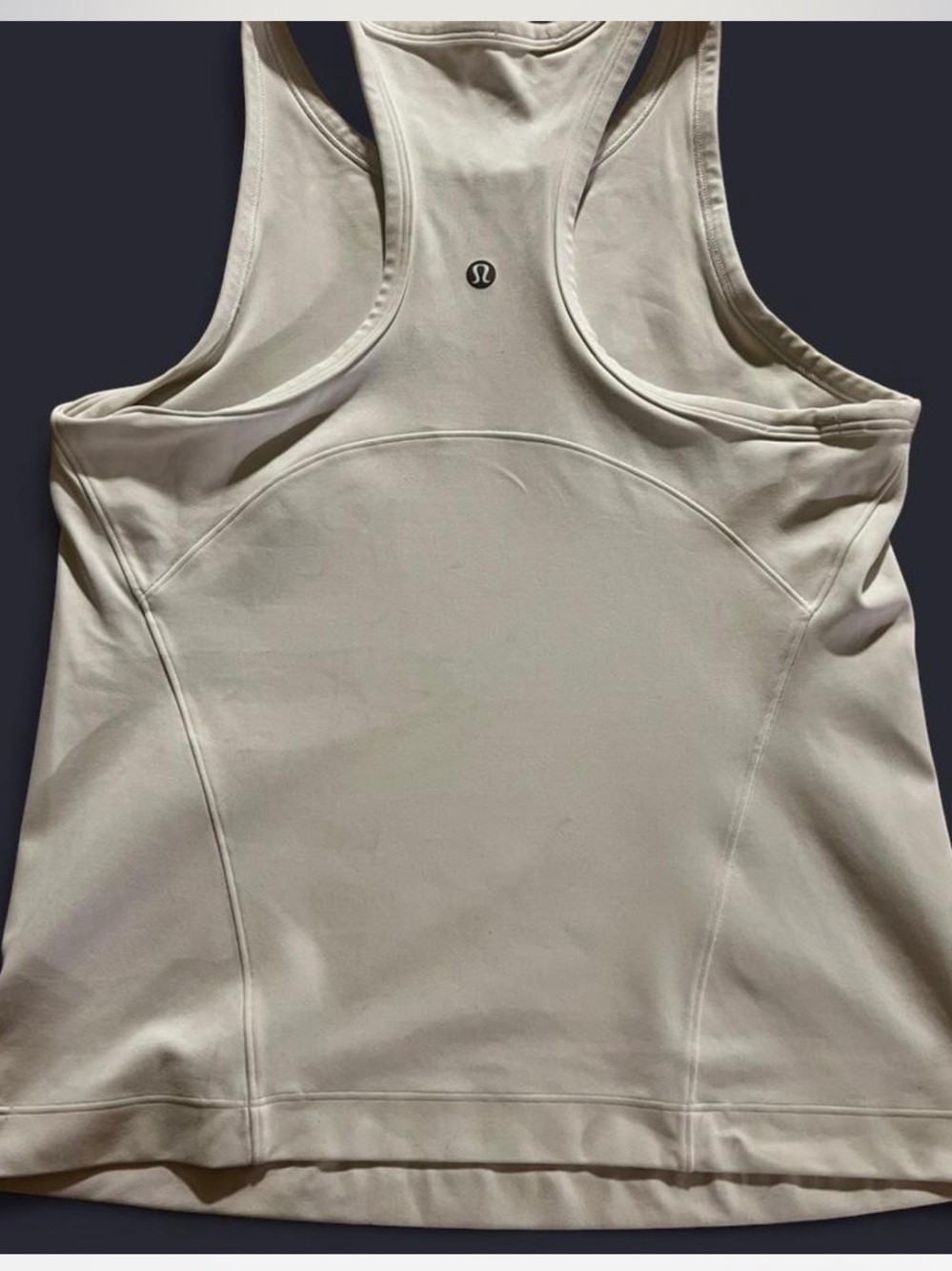 Lululemon athletica White Racerback Tank